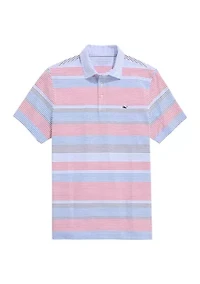 Men's Harborview Engineer Stripe Sankaty Polo Shirt