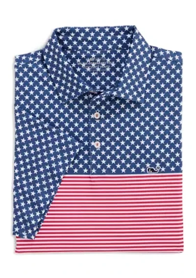 Men's Americana Engineer Printed Sankaty Polo Shirt