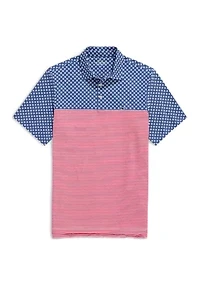 Men's Americana Engineer Printed Sankaty Polo Shirt