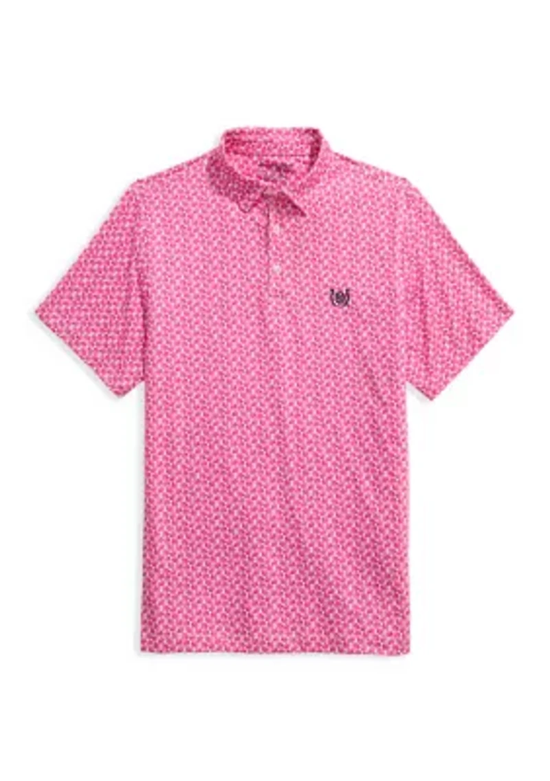 Men's Printed Sankaty Polo Shirt