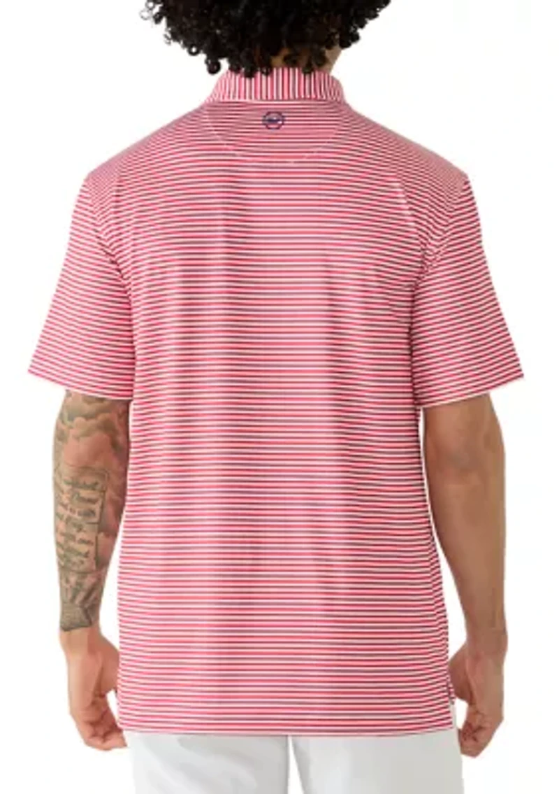 Men's American Flag Polo Shirt