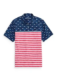 Men's USA Fish Palms Polo Shirt