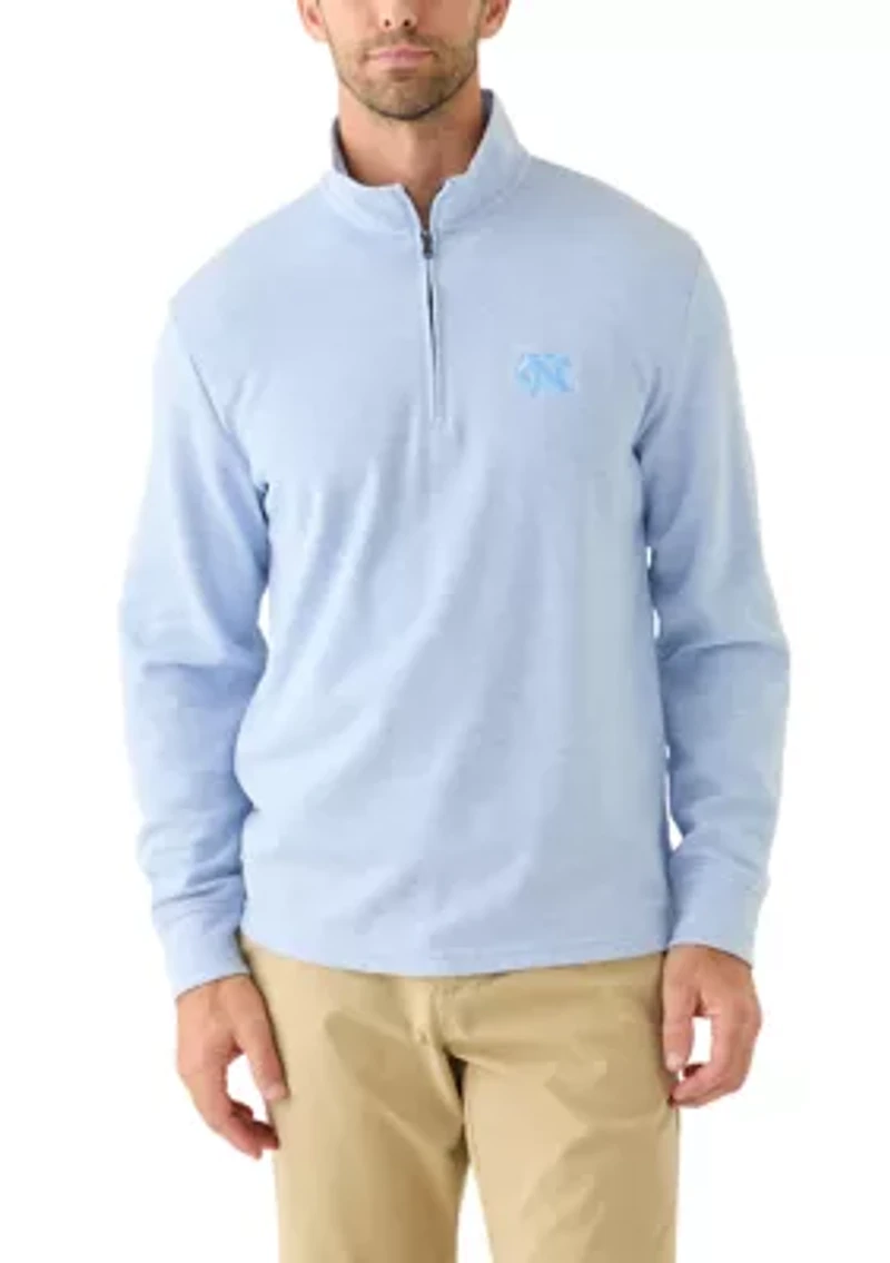 NCAA North Carolina Tar Heels Saltwater Quarter Zip Jacket