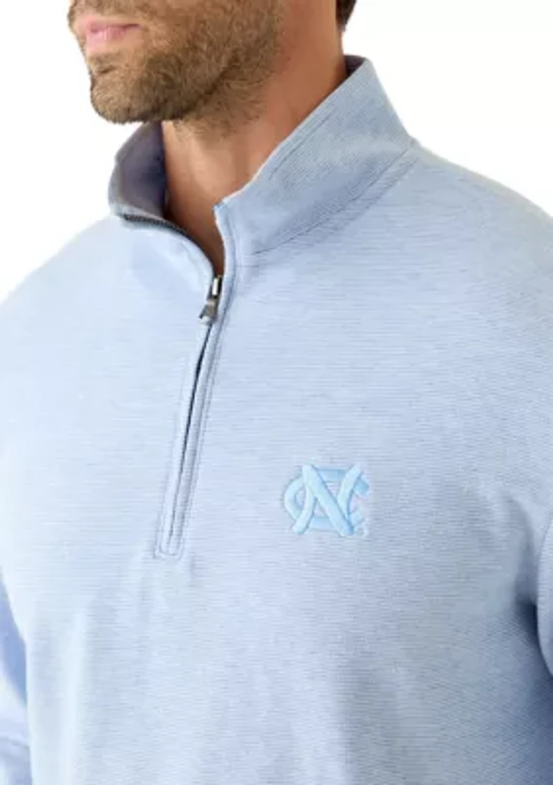 NCAA North Carolina Tar Heels Saltwater Quarter Zip Jacket