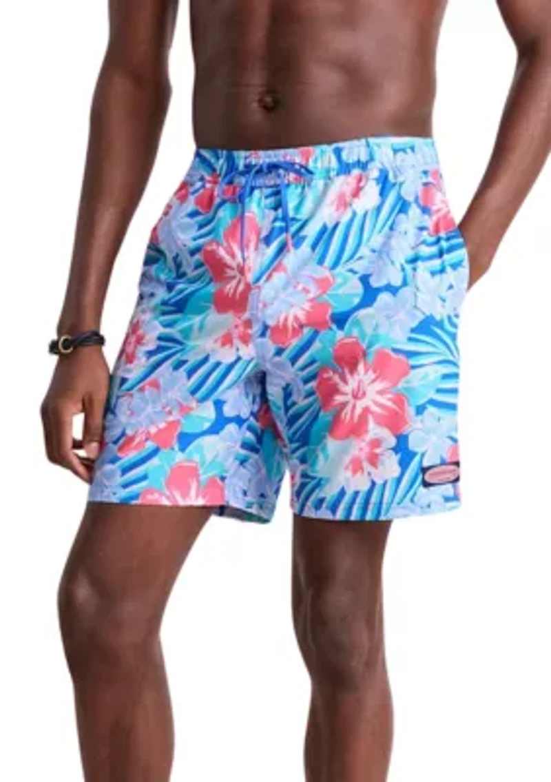 7" Printed Chappy Swim Trunks