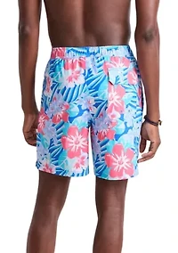 7" Printed Chappy Swim Trunks
