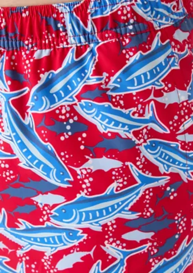 7" Printed Chappy Swim Trunks