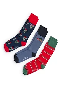 Holiday Traditions 3-Pack Socks