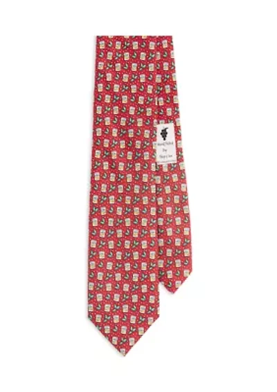 Highballs & Snowballs Printed Tie