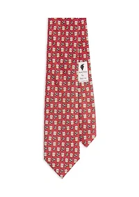 Highballs & Snowballs Printed Tie