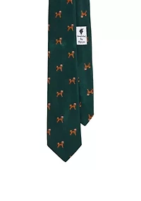 Men's Fa La La Labradoodle Woven Kennedy Tie