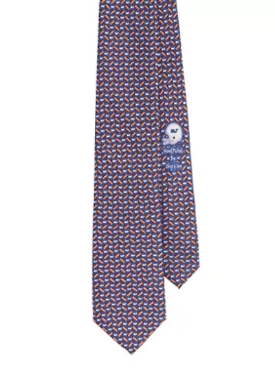 Football Whale Printed Tie