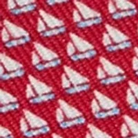 Mini Sailboat Printed Tie