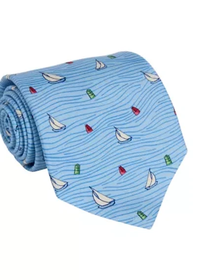 Crab Printed Tie