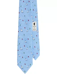 Crab Printed Tie