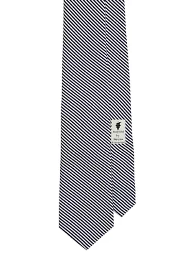 Seersucker Printed Tie
