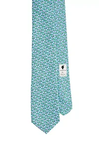 Golf Greens Printed Tie