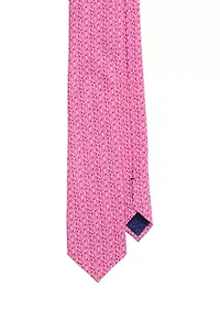 Kentucky Derby Painted Roses Silk Tie