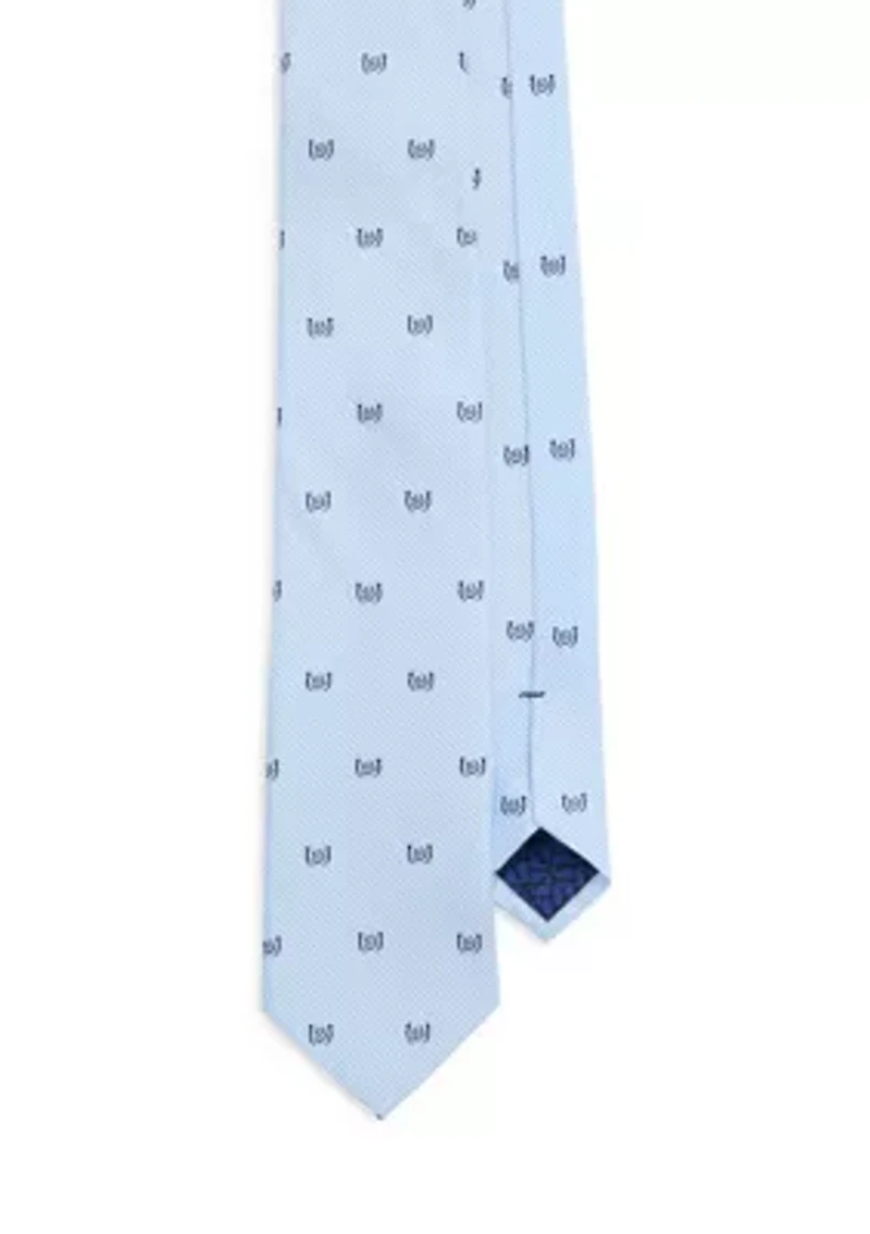 Kentucky Derby Seersucker Silk Tie