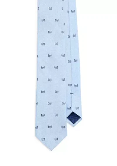 Kentucky Derby Seersucker Silk Tie