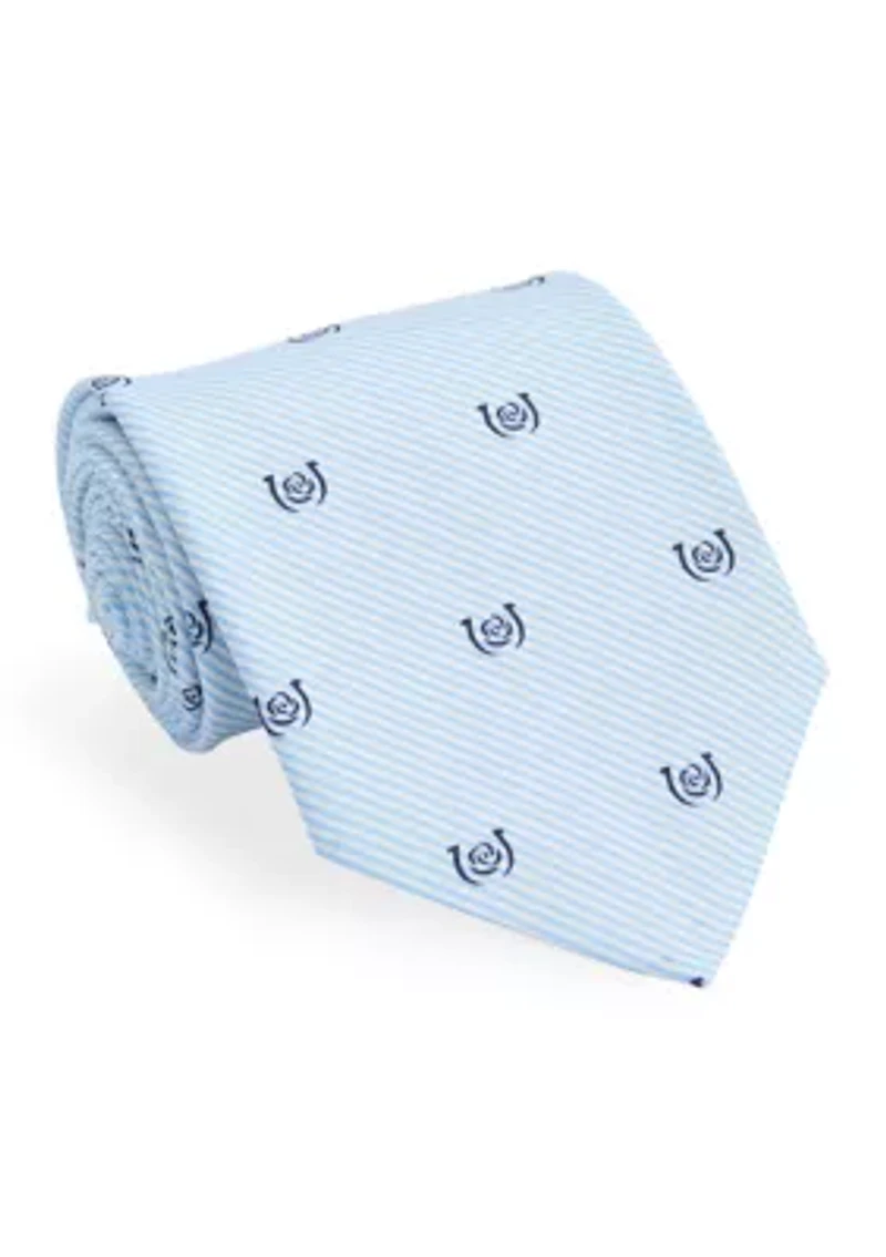 Kentucky Derby Seersucker Silk Tie