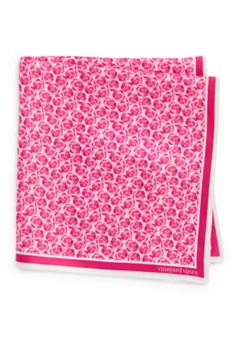 Floral Foulard Printed Pocket Square