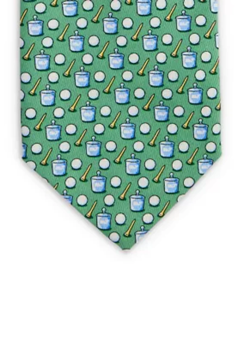 Golf Balls Washer Printed Tie