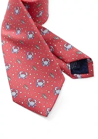 Crab Printed Tie