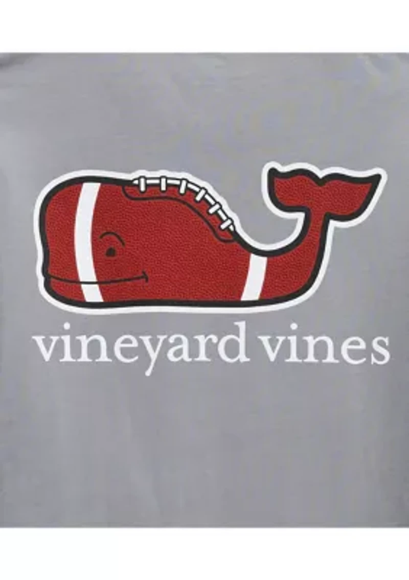 Men's Football Whale Long-Sleeve Pocket T-Shirt