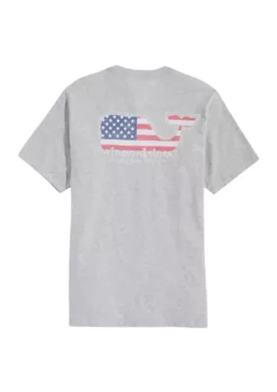 Americana Whale Short-Sleeve Pocket T-Shirt