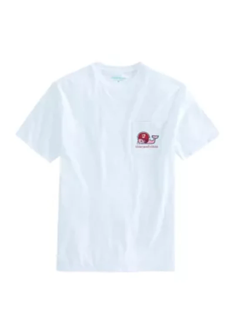 NCAA Alabama Crimson Tide Football Whale Short Sleeve T-Shirt