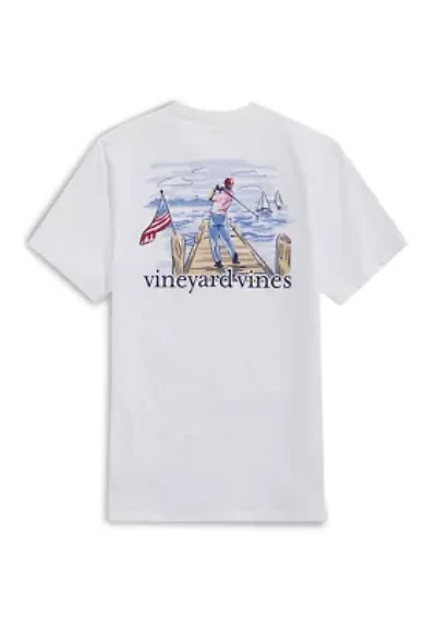 Men's Golf Swing Short Sleeve Pocket T-Shirt