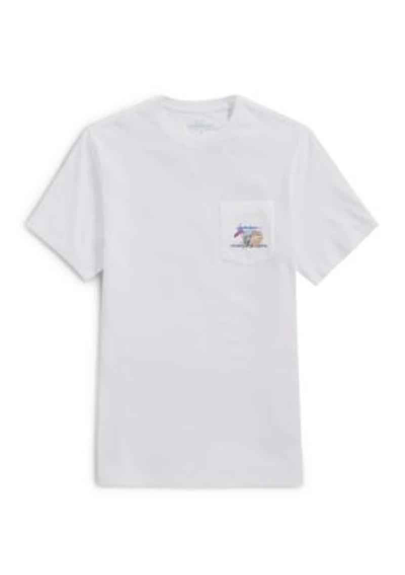 Men's Golf Swing Short Sleeve Pocket T-Shirt
