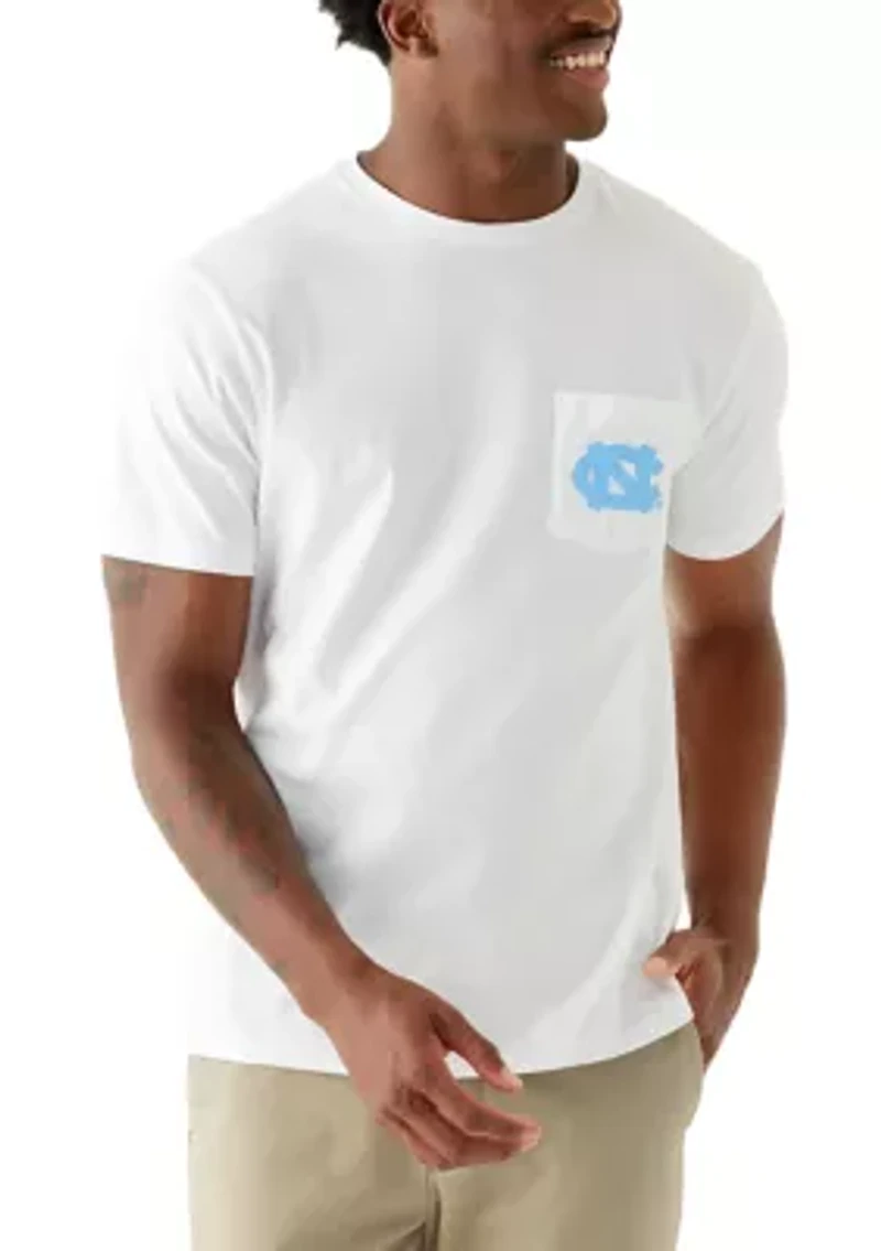 NCAA North Carolina Tar Heels Graphic Helmet Whale T-Shirt