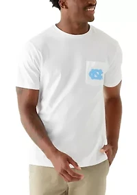 NCAA North Carolina Tar Heels Graphic Helmet Whale T-Shirt