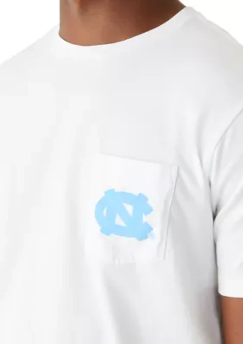 NCAA North Carolina Tar Heels Graphic Helmet Whale T-Shirt