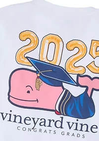 Men's Graduation Whale Short Sleeve Pocket Graphic T-Shirt