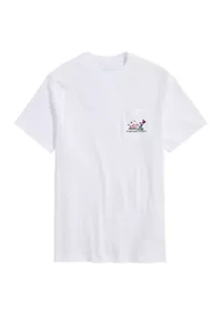 Golfer Whale Logo Graphic T-Shirt