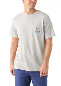 Men's Pup Cup Short Sleeve Pocket T-Shirt