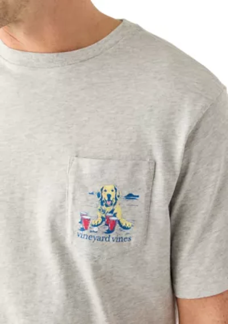 Men's Pup Cup Short Sleeve Pocket T-Shirt