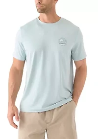 Men's Tuna Circle Short Sleeve Harbor Performance Graphic T-Shirt