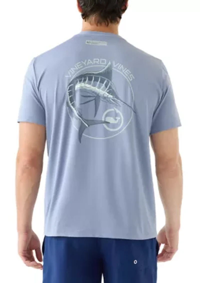 Marlin Circle Short-Sleeve Harbor Performance T-Shirt