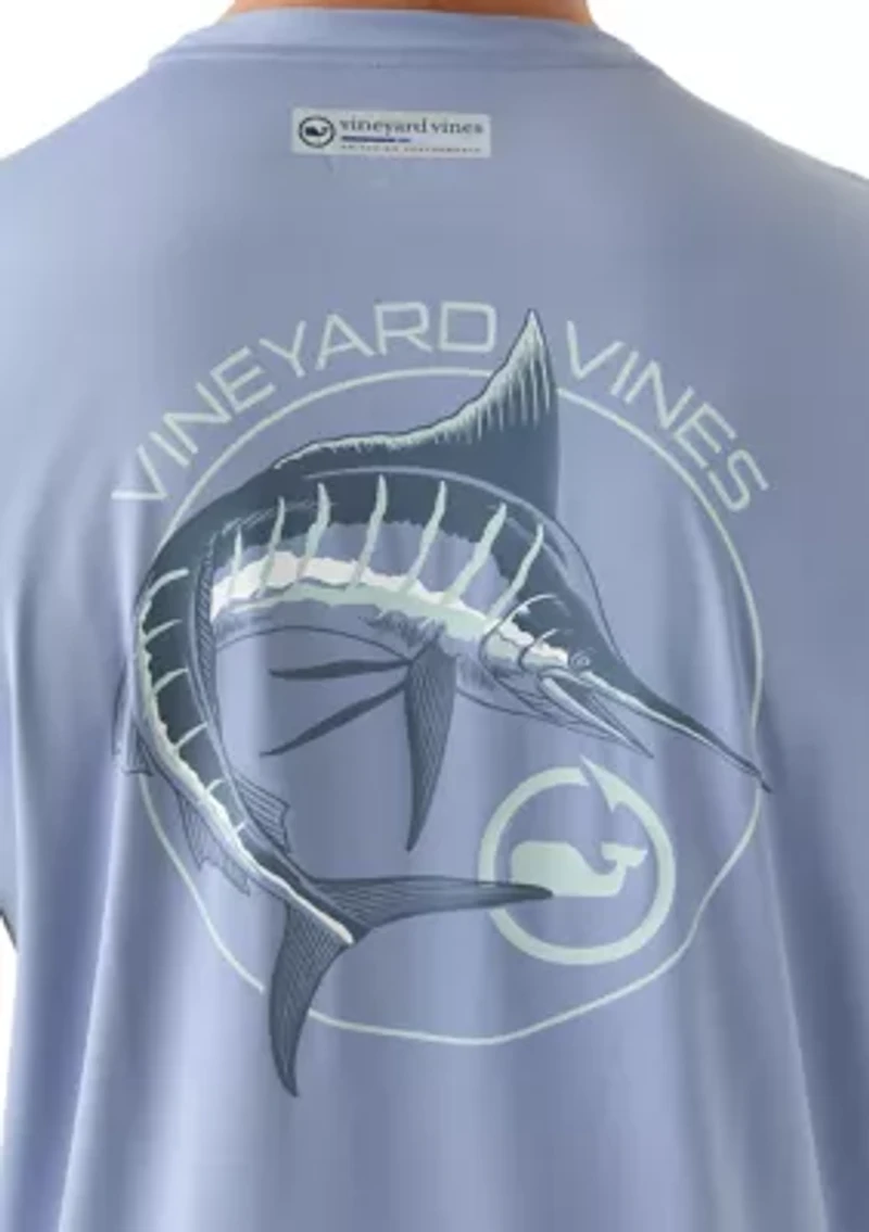 Marlin Circle Short-Sleeve Harbor Performance T-Shirt