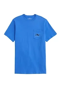Men's Breezy Palms Chappy Whale Fill Short Sleeve Pocket T-Shirt
