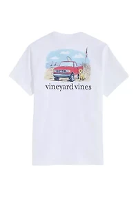 Men's Truck on the Beach Short Sleeve Pocket T-Shirt
