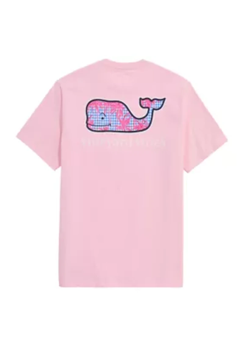 Gingham Whale Logo Graphic T-Shirt