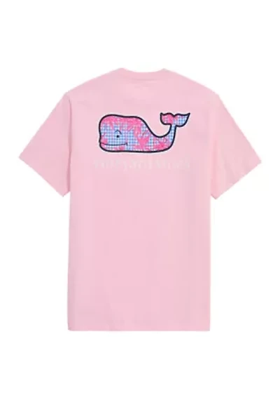 Gingham Whale Logo Graphic T-Shirt