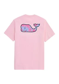 Gingham Whale Logo Graphic T-Shirt