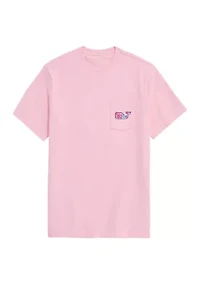 Gingham Whale Logo Graphic T-Shirt