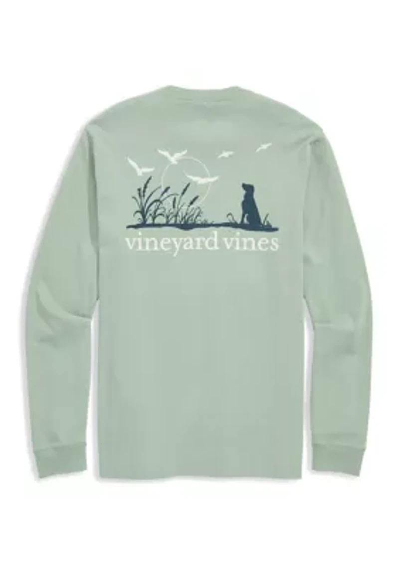 Men's Marsh Dog Long Sleeve Graphic T-Shirt